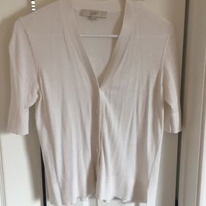LOFT cream sweater